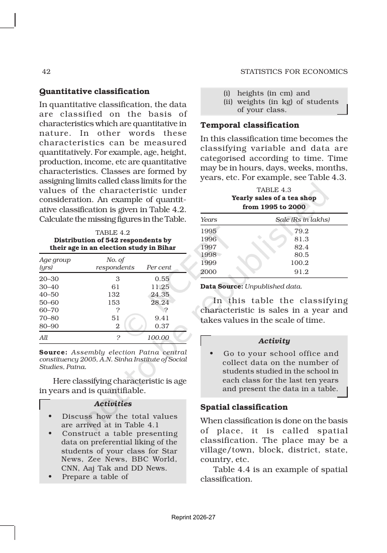 Page 3 of Presentation of Data