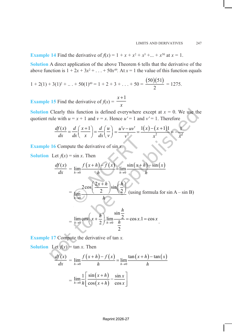 Page 31 of Limits and Derivatives