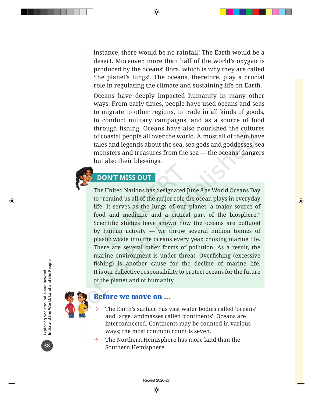 Page 12 of Oceans and Continents