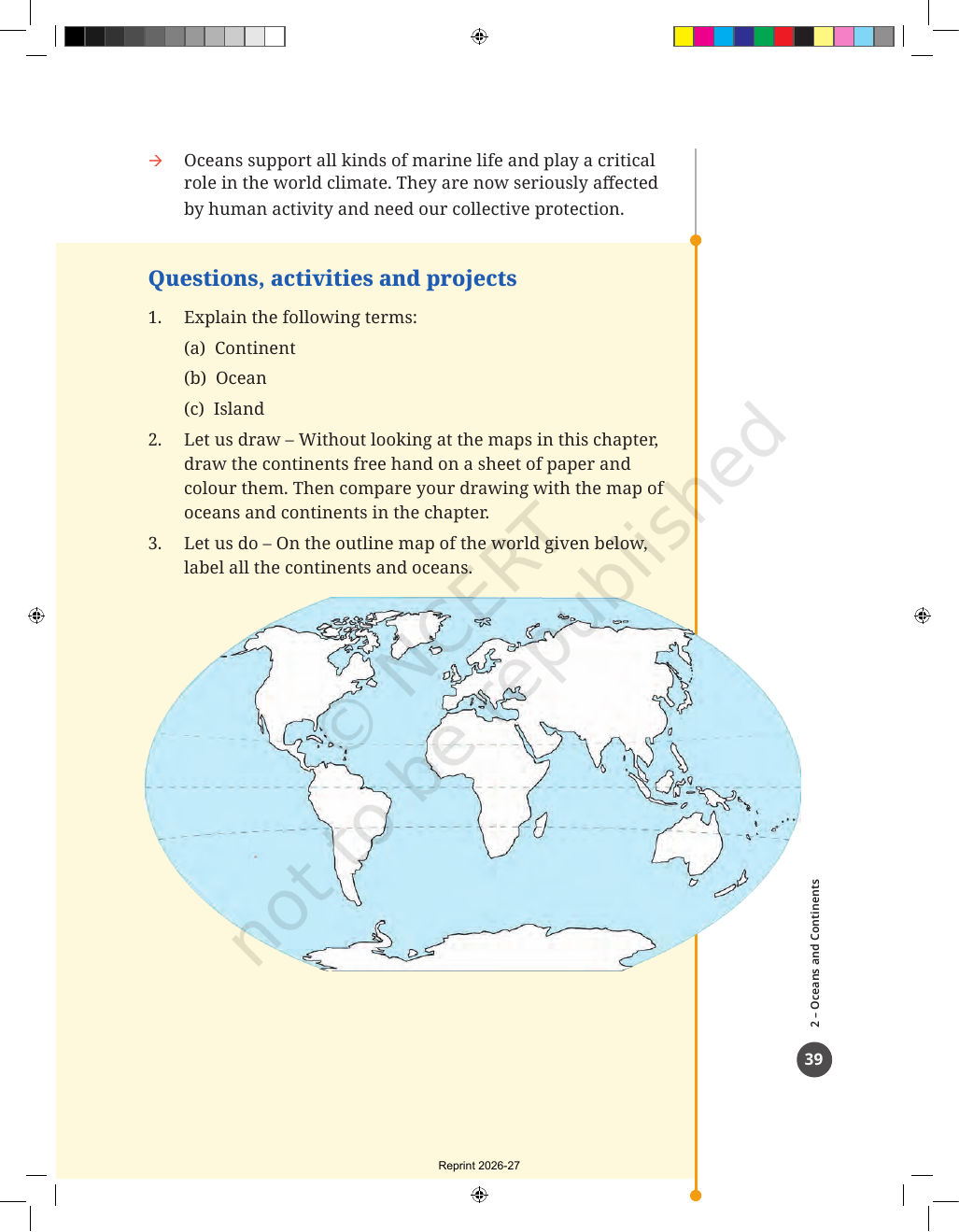 Page 13 of Oceans and Continents