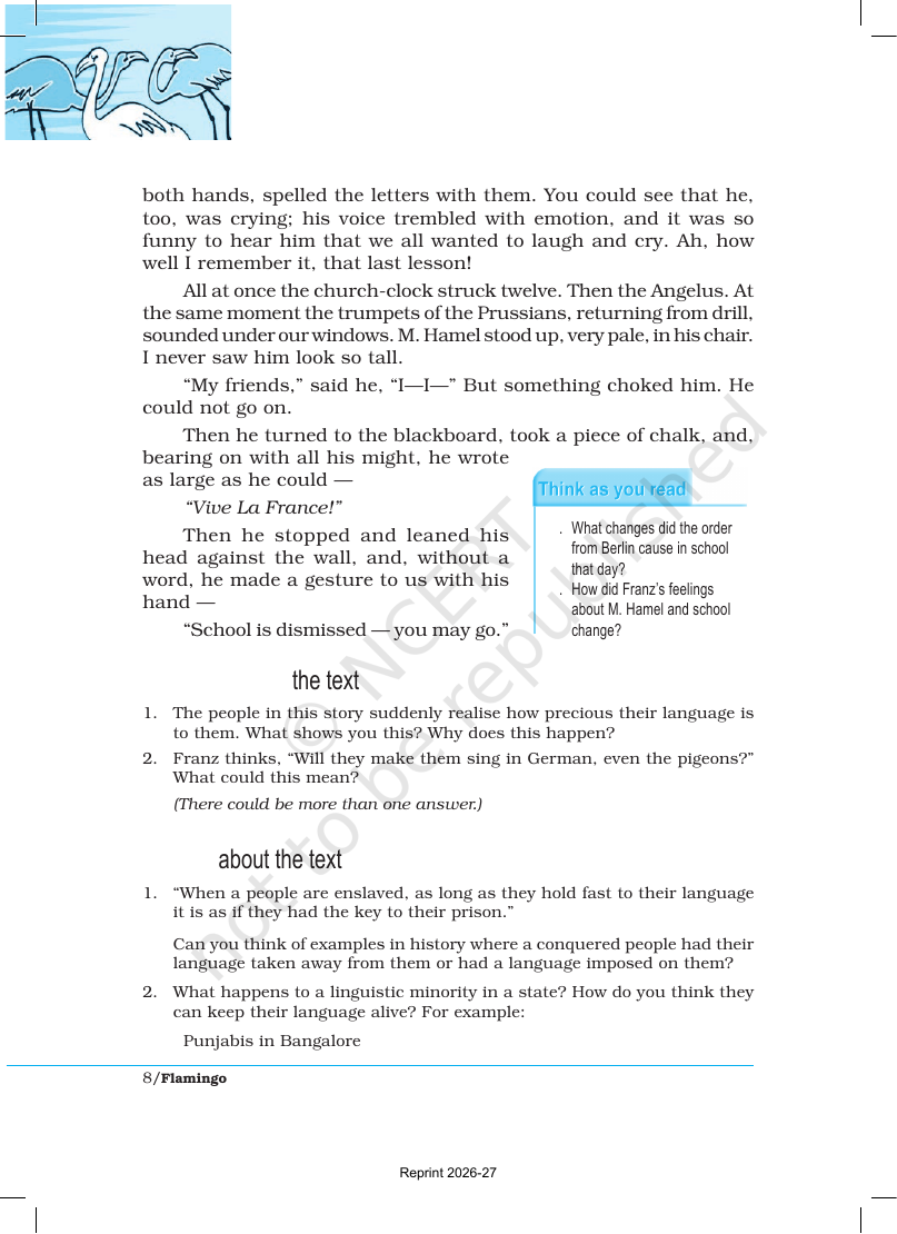 Page 8 of The Last Lesson