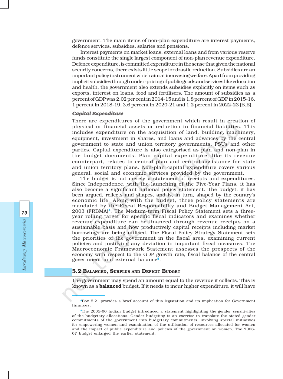 Page 5 of Government Budget and the Economy