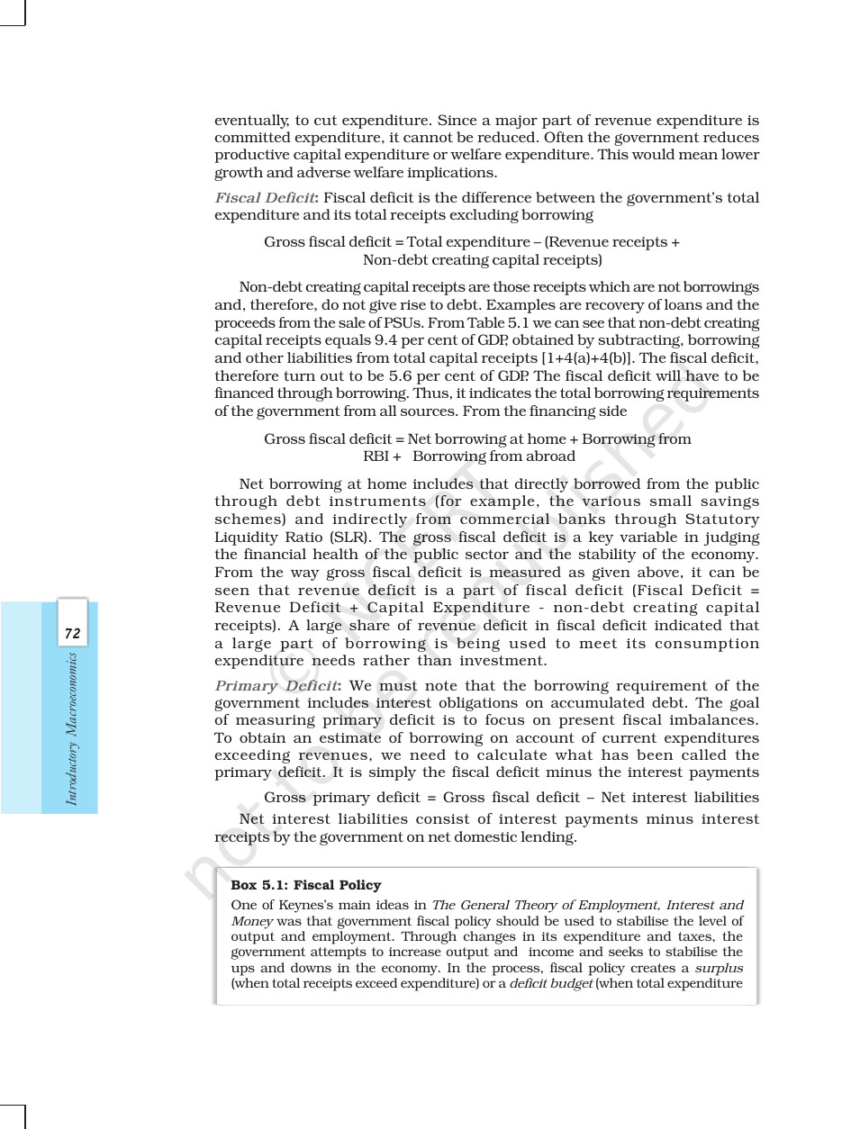 Page 7 of Government Budget and the Economy