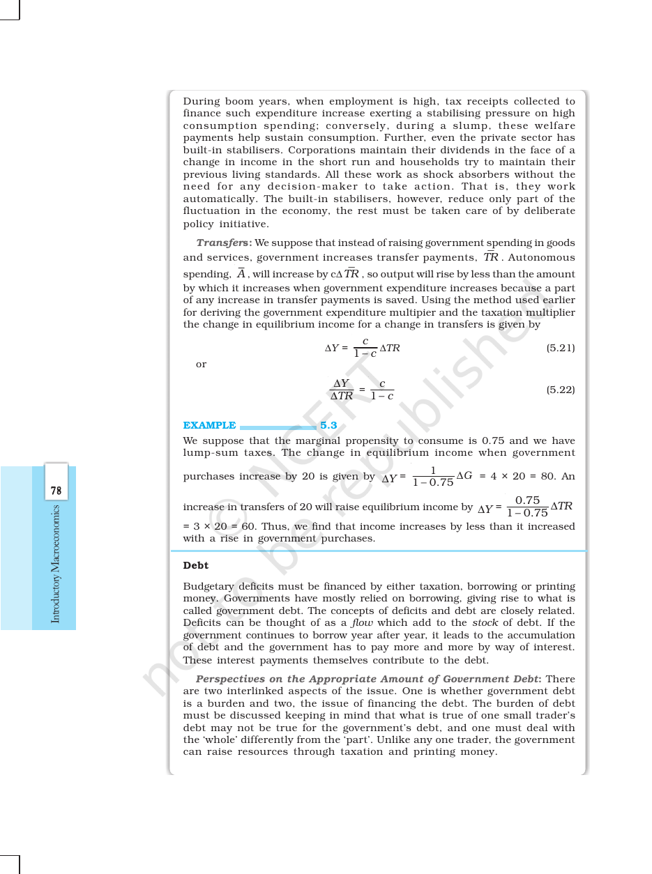 Page 13 of Government Budget and the Economy