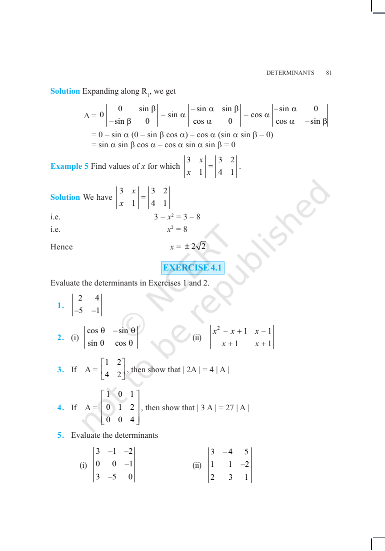 Page 6 of Determinants