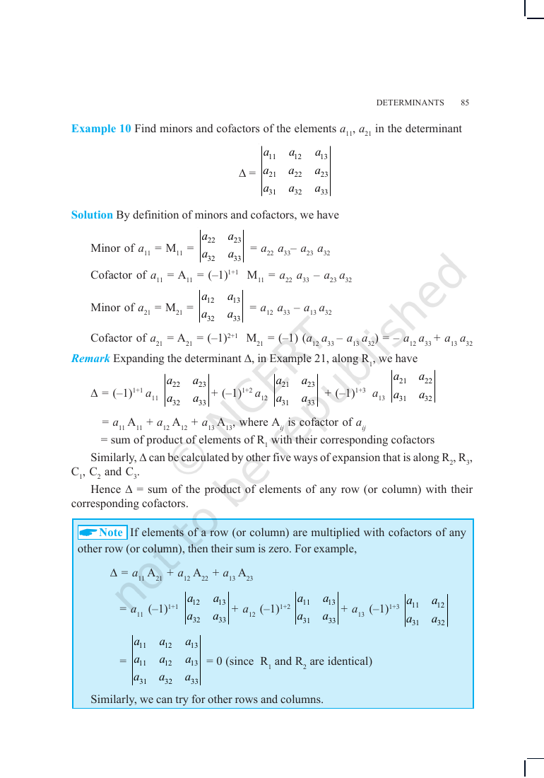 Page 10 of Determinants