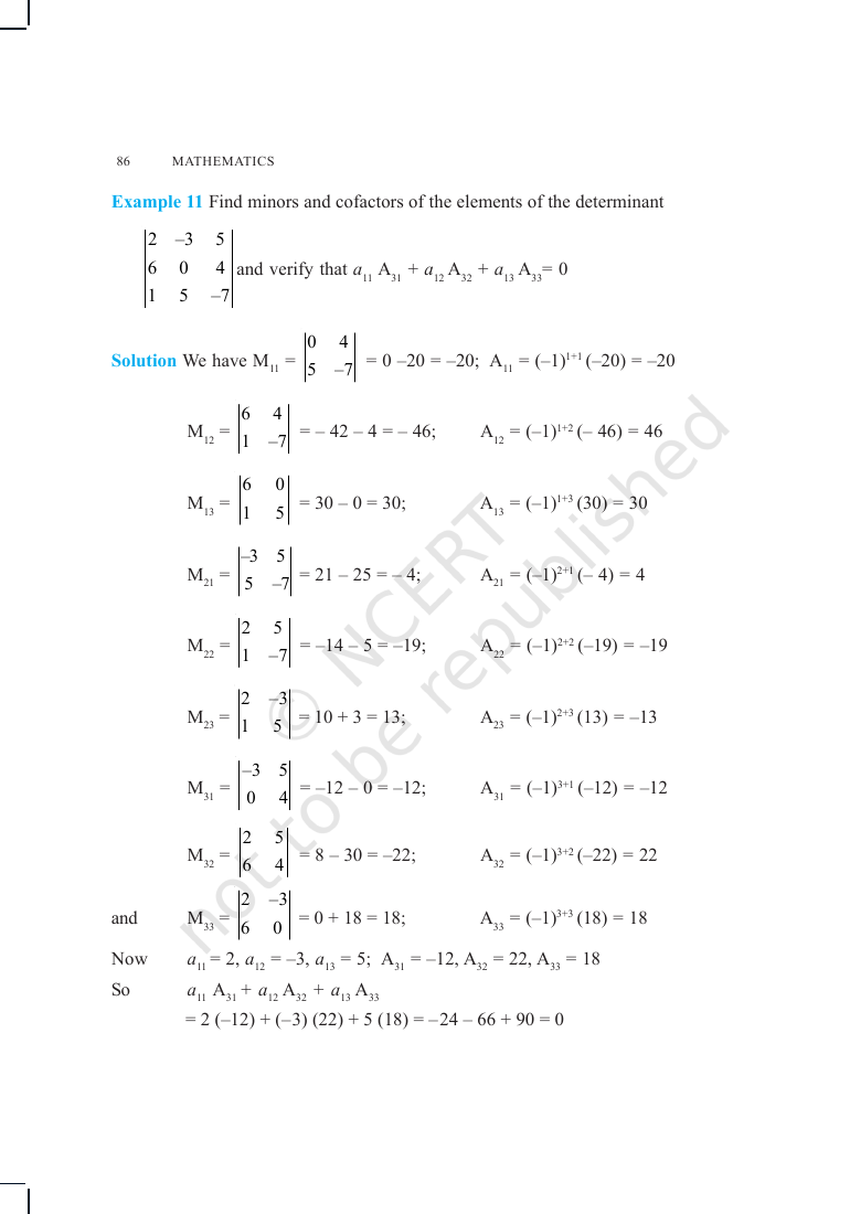 Page 11 of Determinants