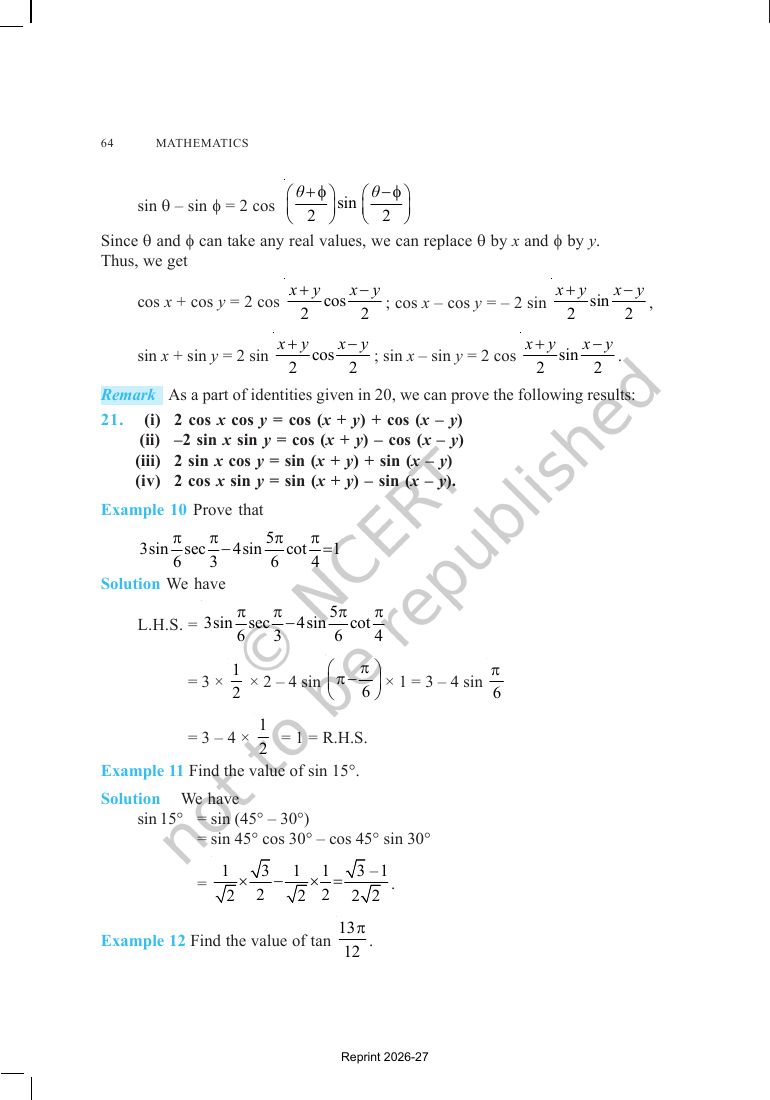Page 22 of Trigonometric Functions