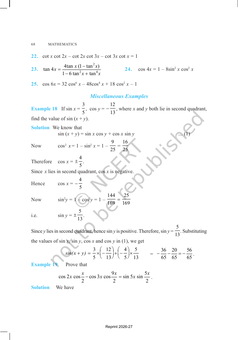Page 26 of Trigonometric Functions