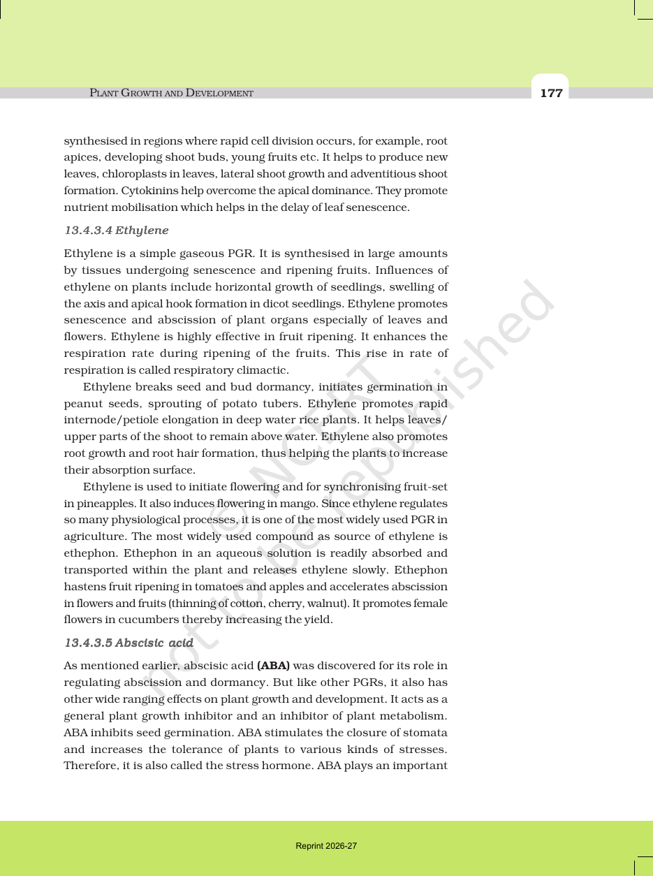 Page 12 of Plant Growth and Development