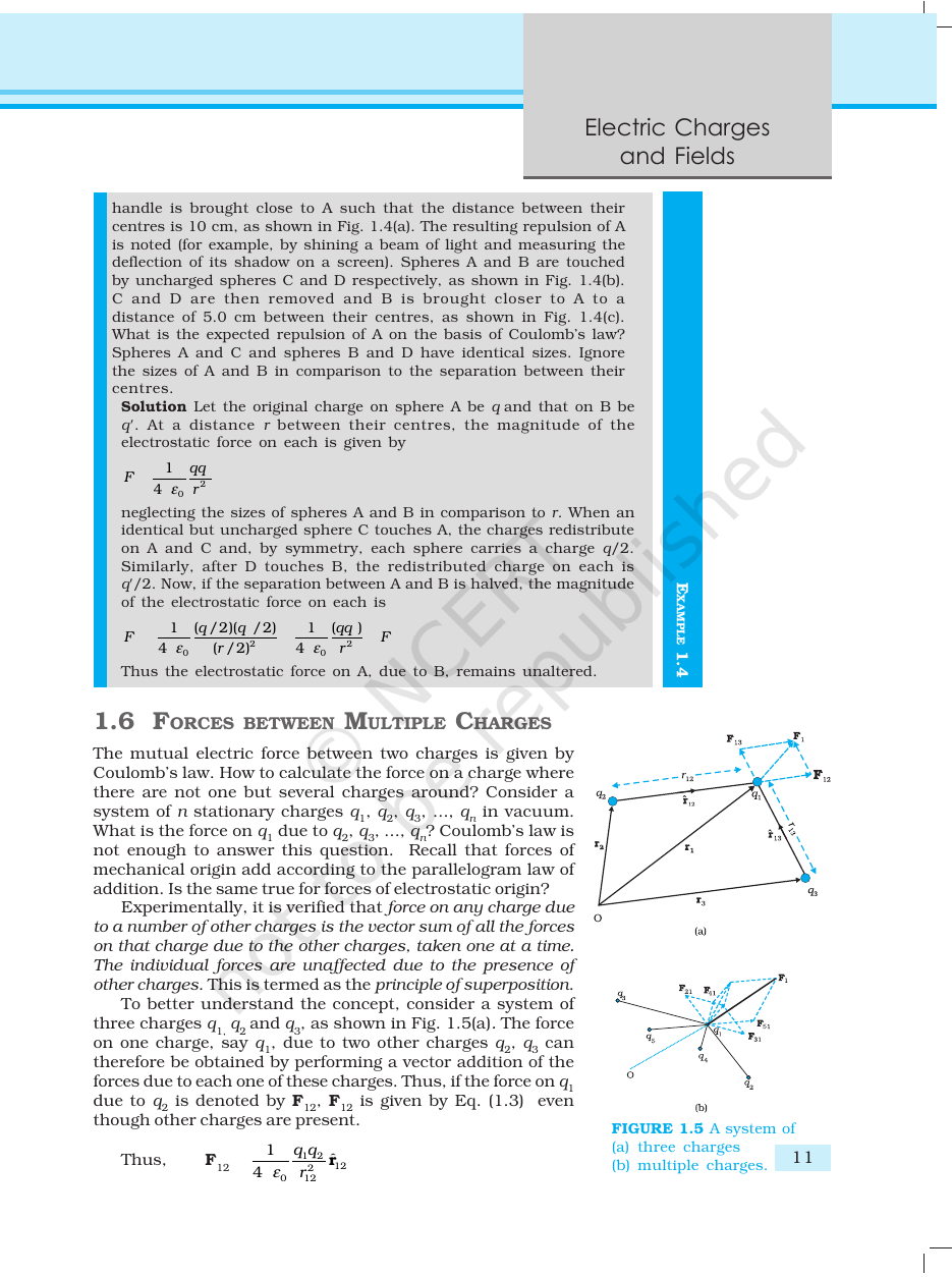 Page 11 of Electric Charges and Fields