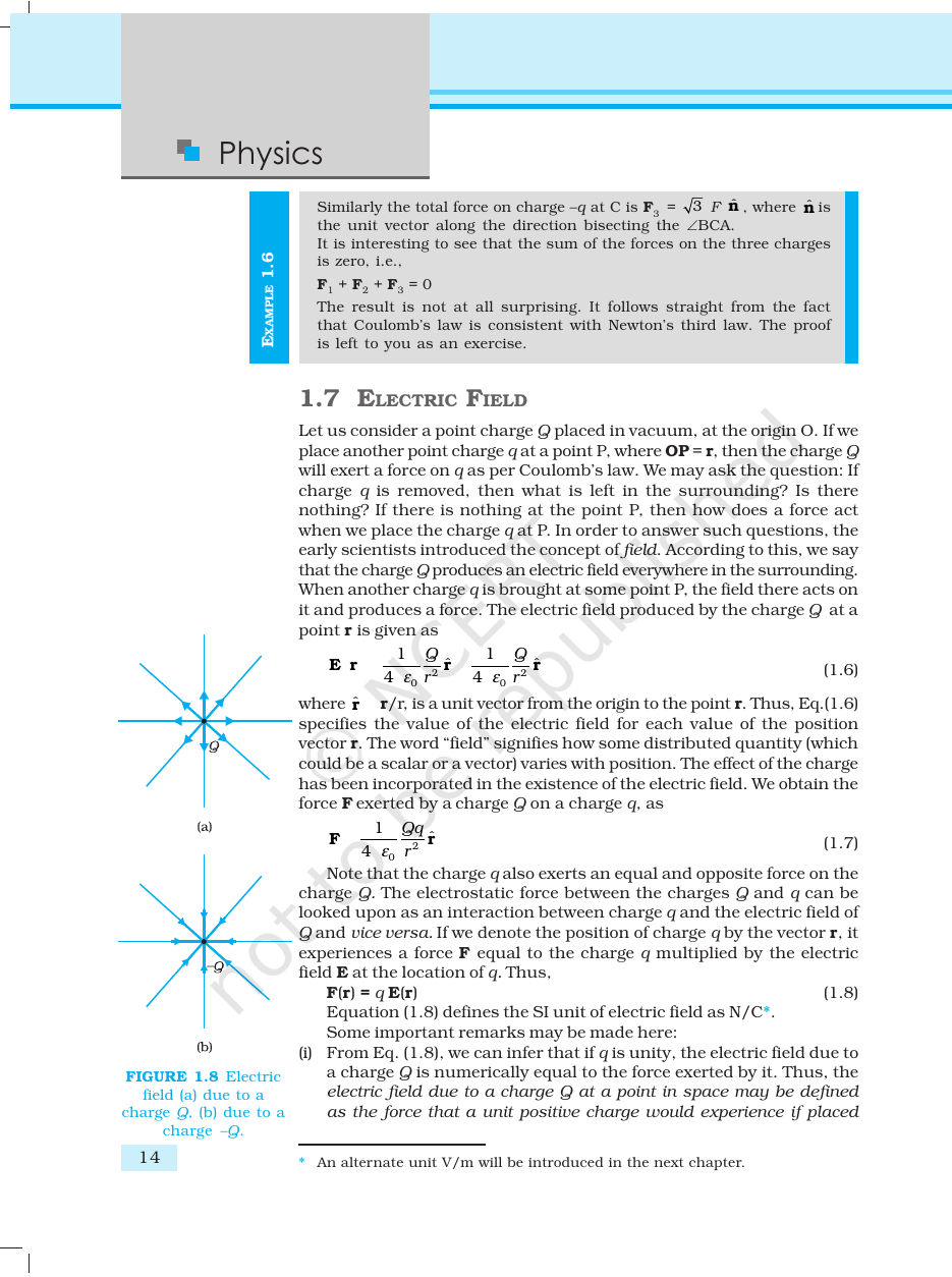 Page 14 of Electric Charges and Fields