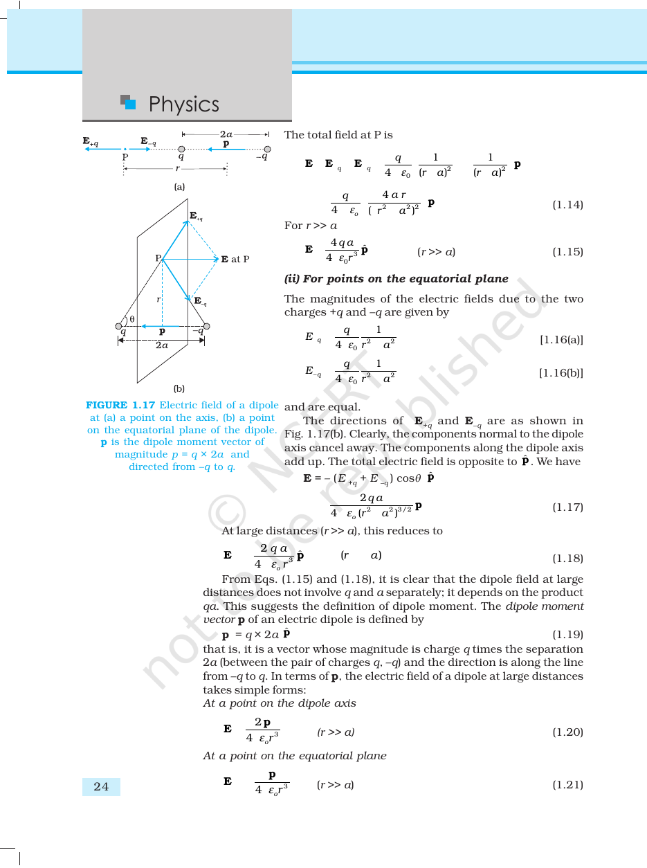 Page 24 of Electric Charges and Fields