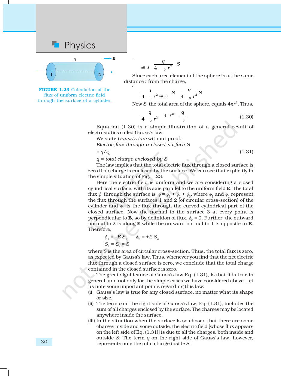 Page 30 of Electric Charges and Fields