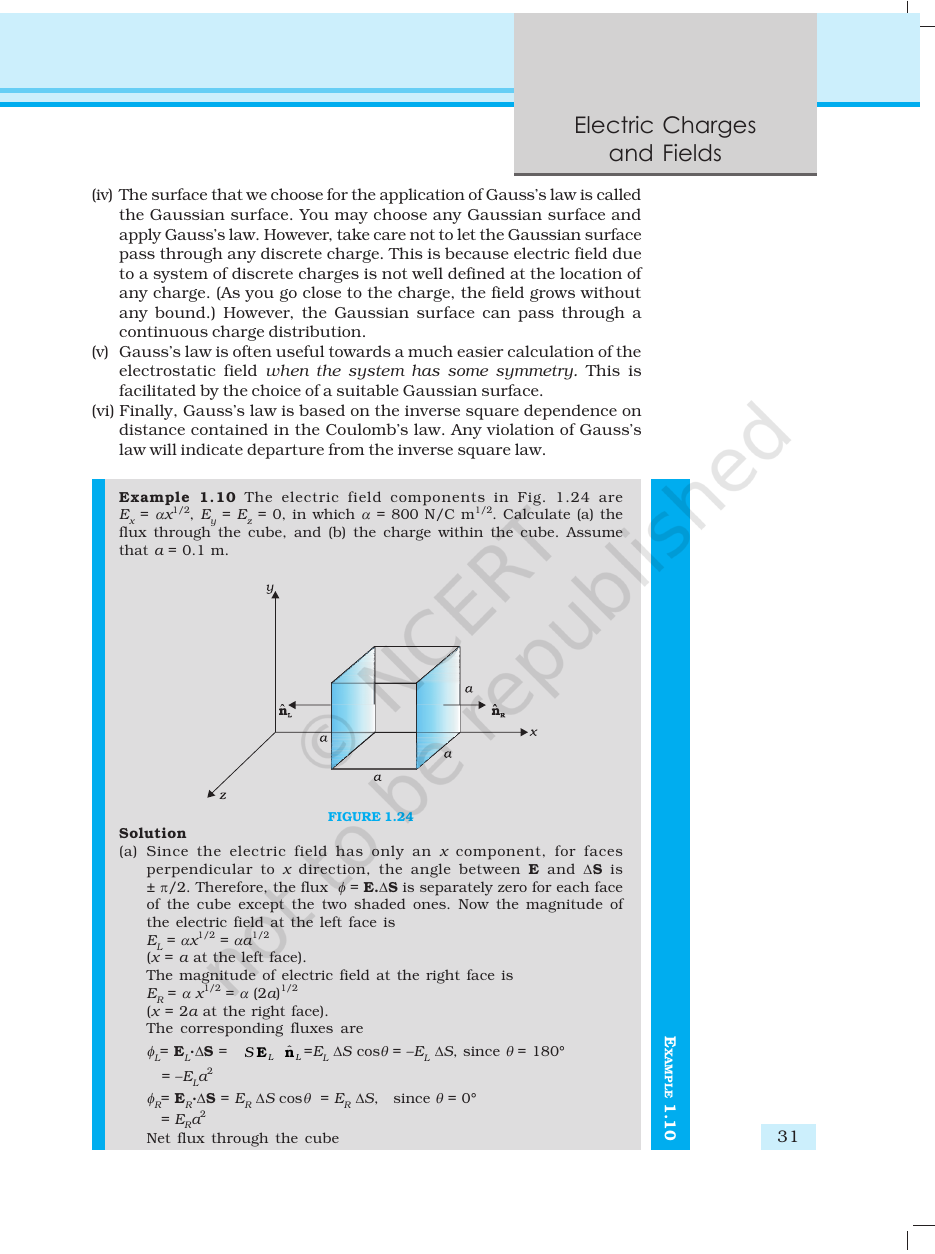 Page 31 of Electric Charges and Fields