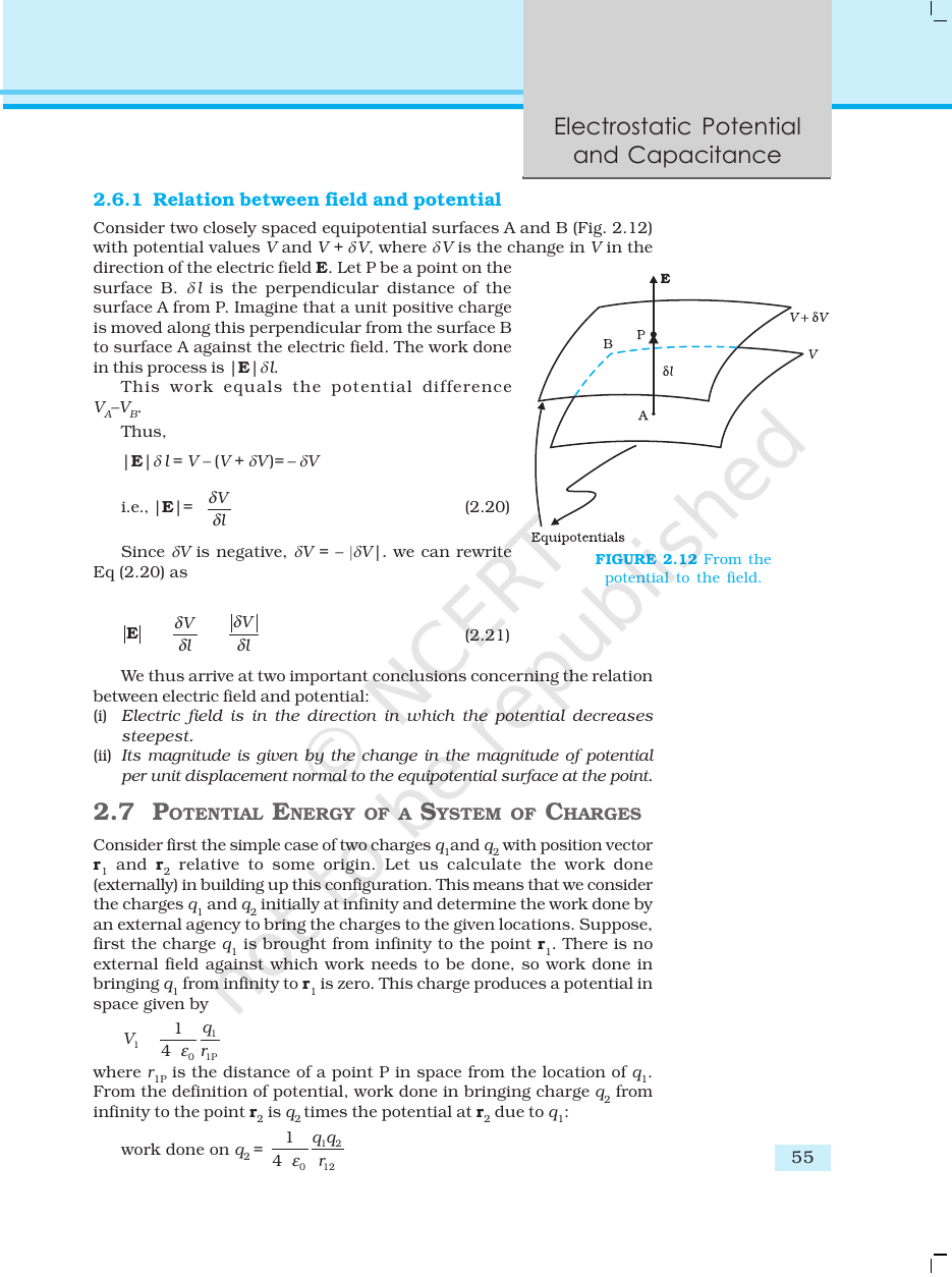 Page 11 of Electrostatic Potential and Capacitance