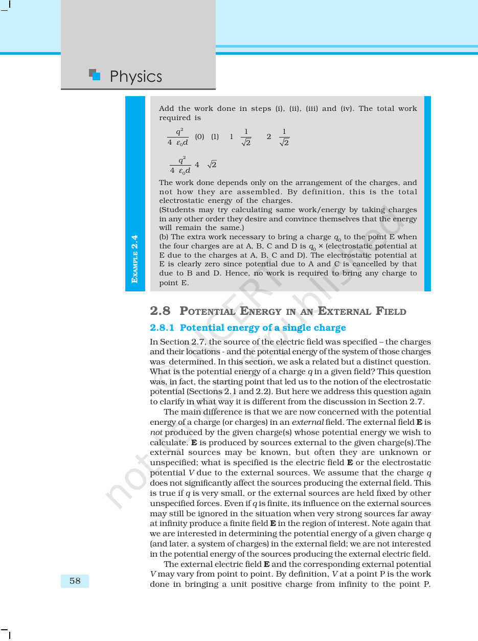 Page 14 of Electrostatic Potential and Capacitance