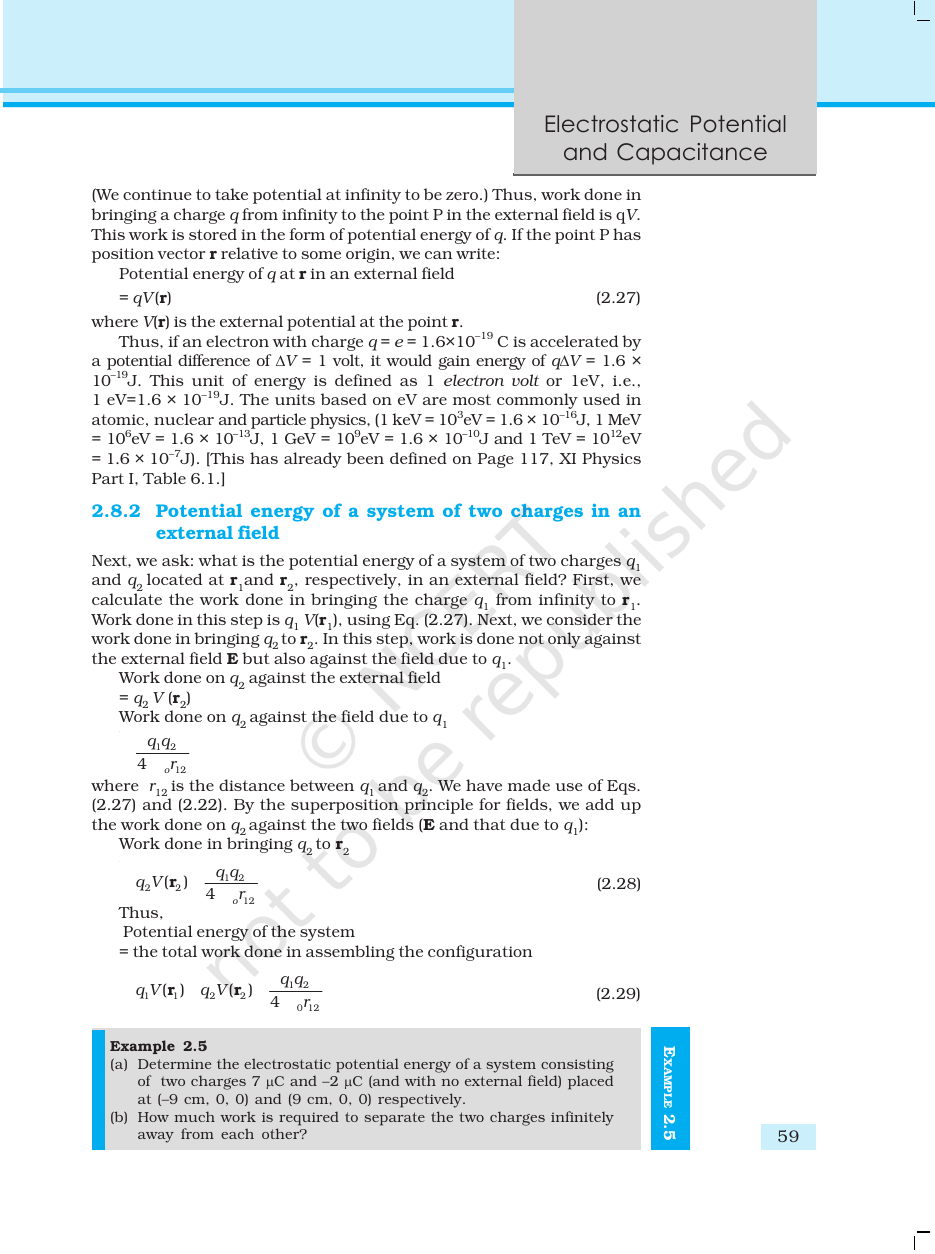 Page 15 of Electrostatic Potential and Capacitance