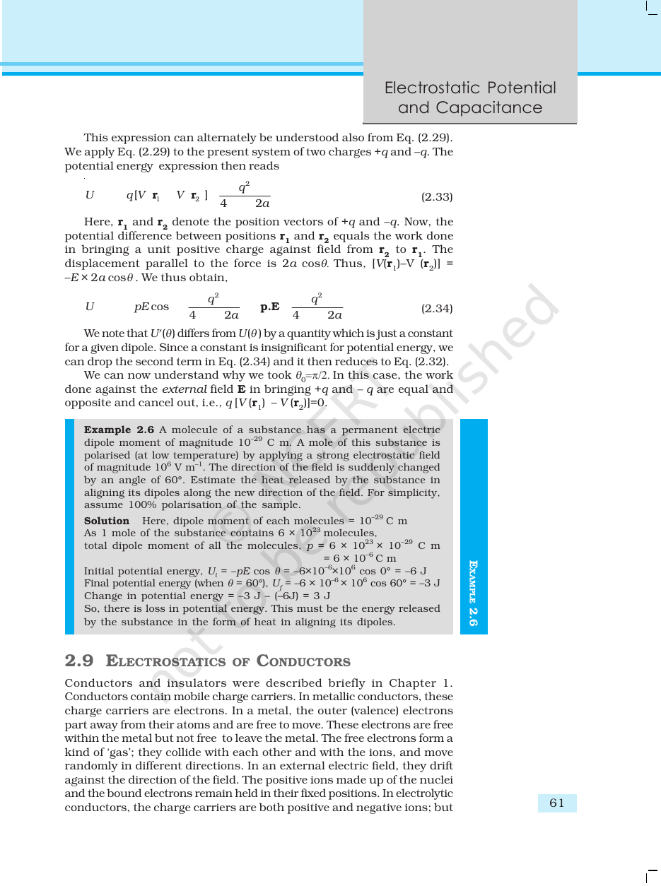 Page 17 of Electrostatic Potential and Capacitance