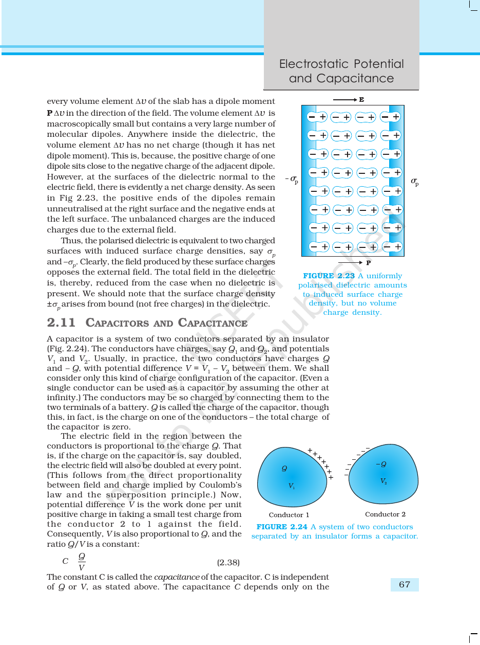Page 23 of Electrostatic Potential and Capacitance
