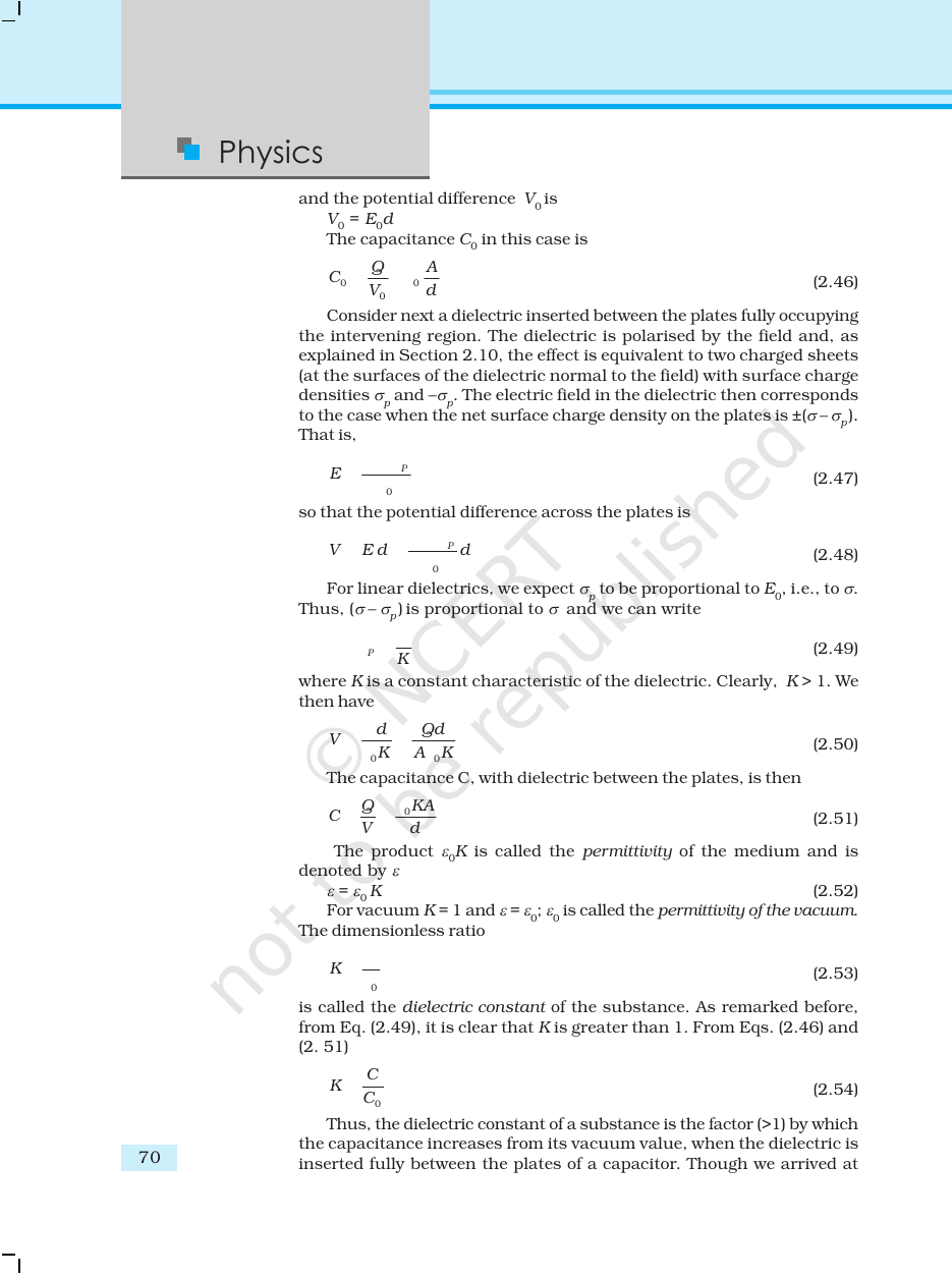 Page 26 of Electrostatic Potential and Capacitance