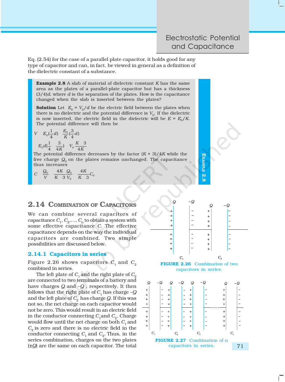 Page 27 of Electrostatic Potential and Capacitance