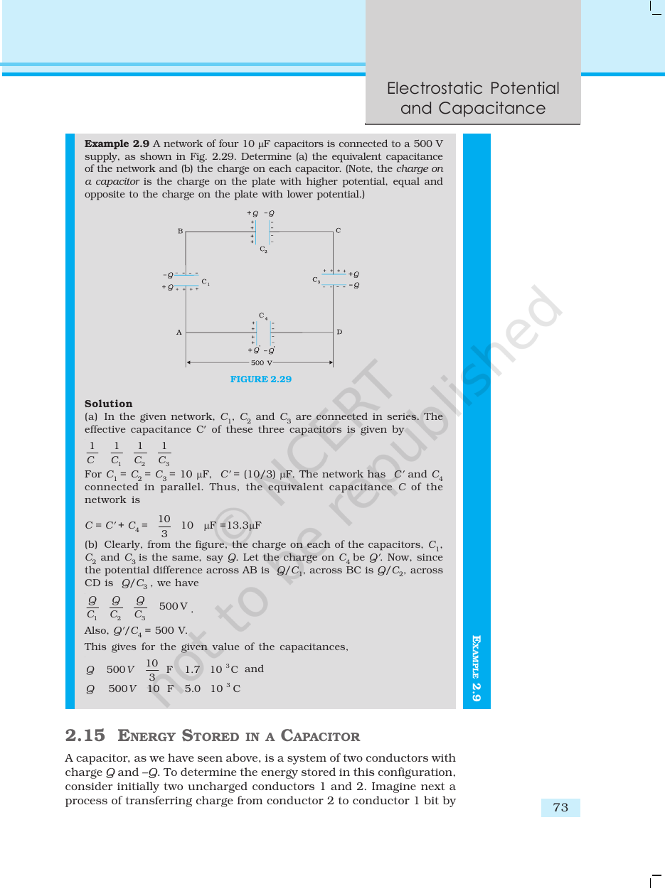 Page 29 of Electrostatic Potential and Capacitance