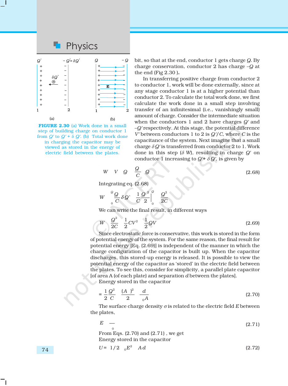 Page 30 of Electrostatic Potential and Capacitance