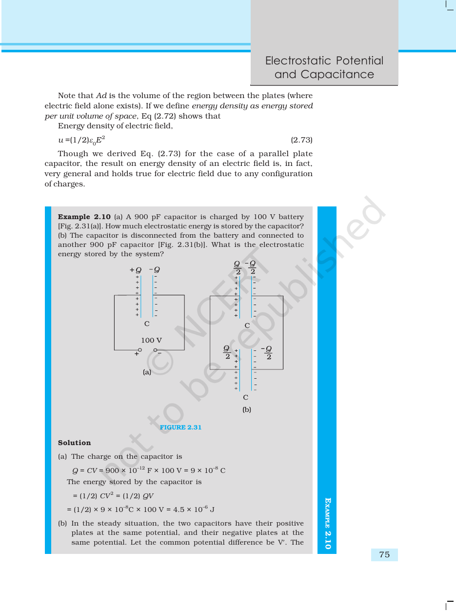 Page 31 of Electrostatic Potential and Capacitance