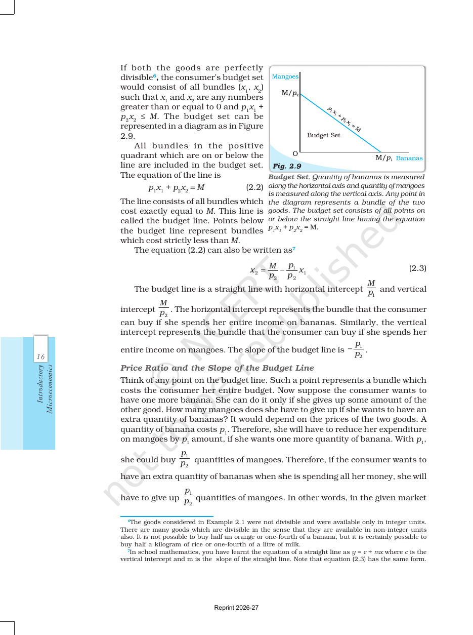 Page 9 of Theory of Consumer Behaviour