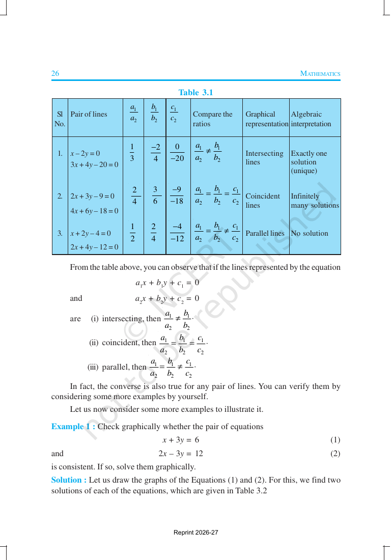 Page 3 of Pair of Linear Equations in Two Variables