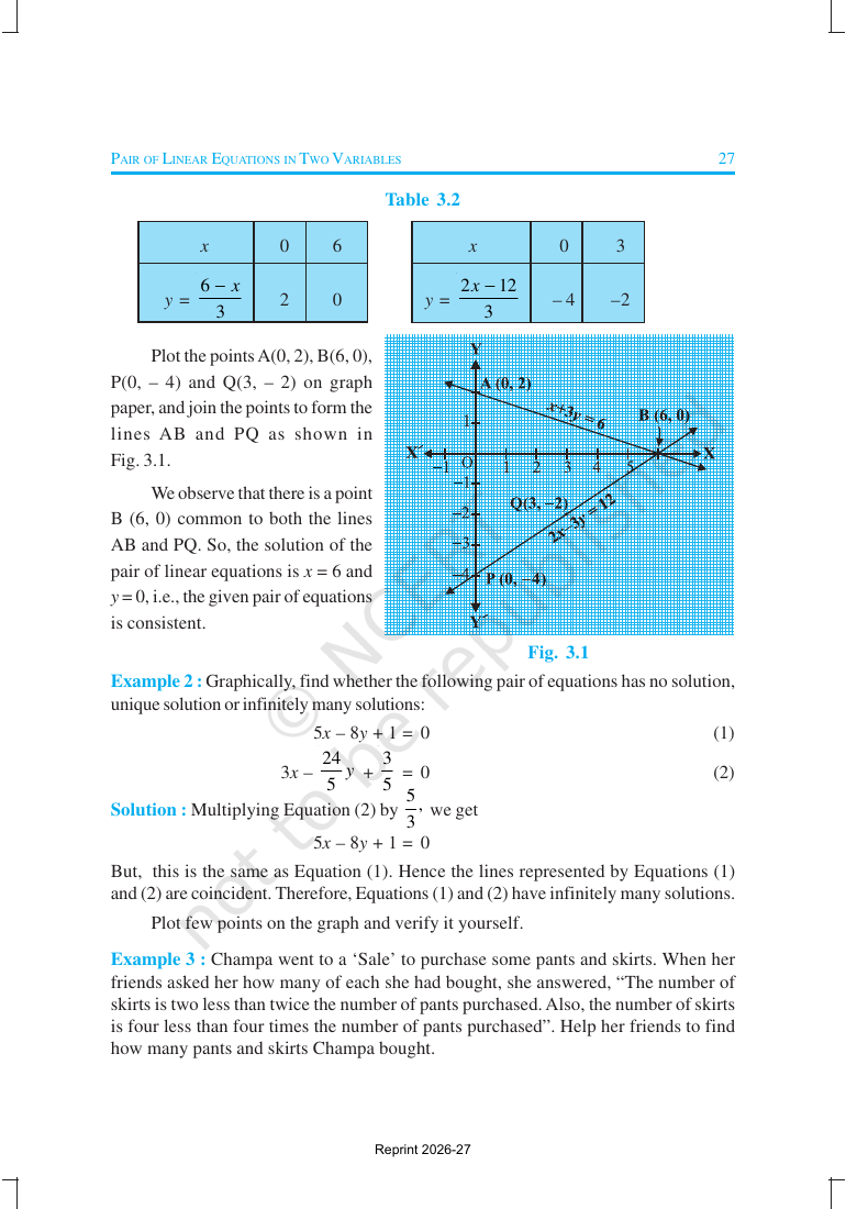 Page 4 of Pair of Linear Equations in Two Variables