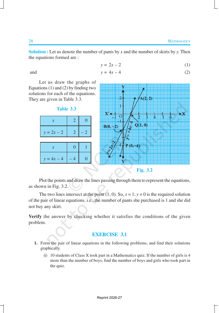 Page 5 of Pair of Linear Equations in Two Variables