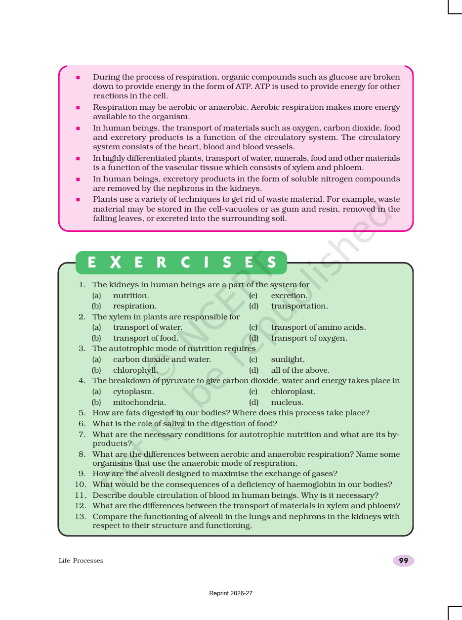 Page 21 of Life Processes