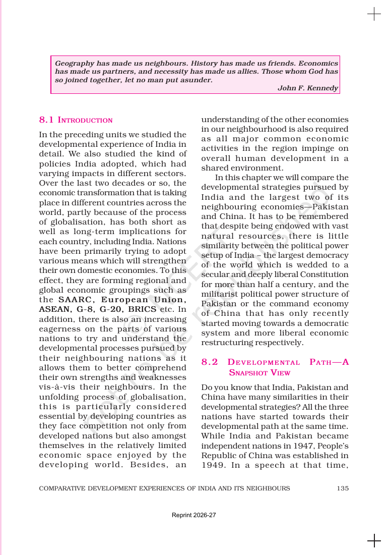 Page 4 of Comparative Development Experiences of India