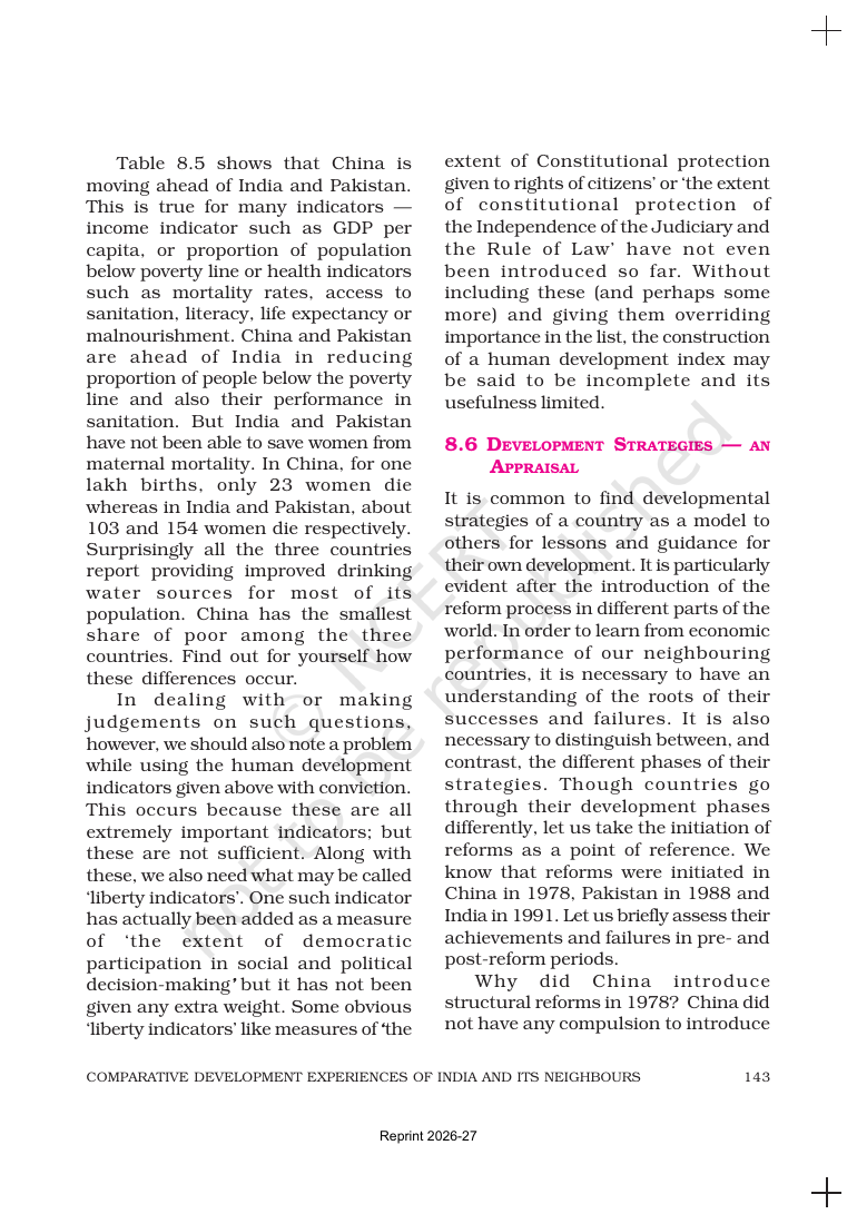 Page 12 of Comparative Development Experiences of India