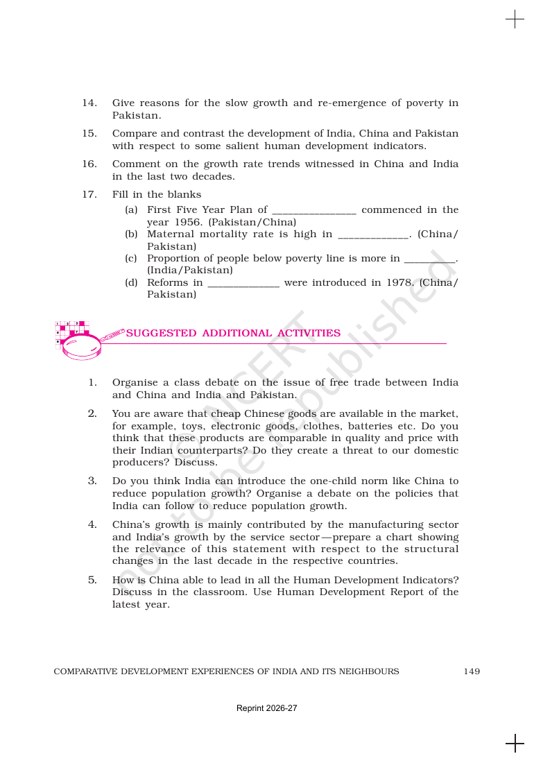 Page 18 of Comparative Development Experiences of India