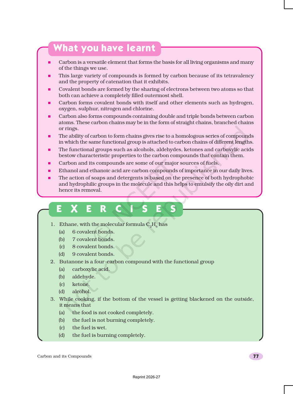 Page 20 of Carbon and its Compounds