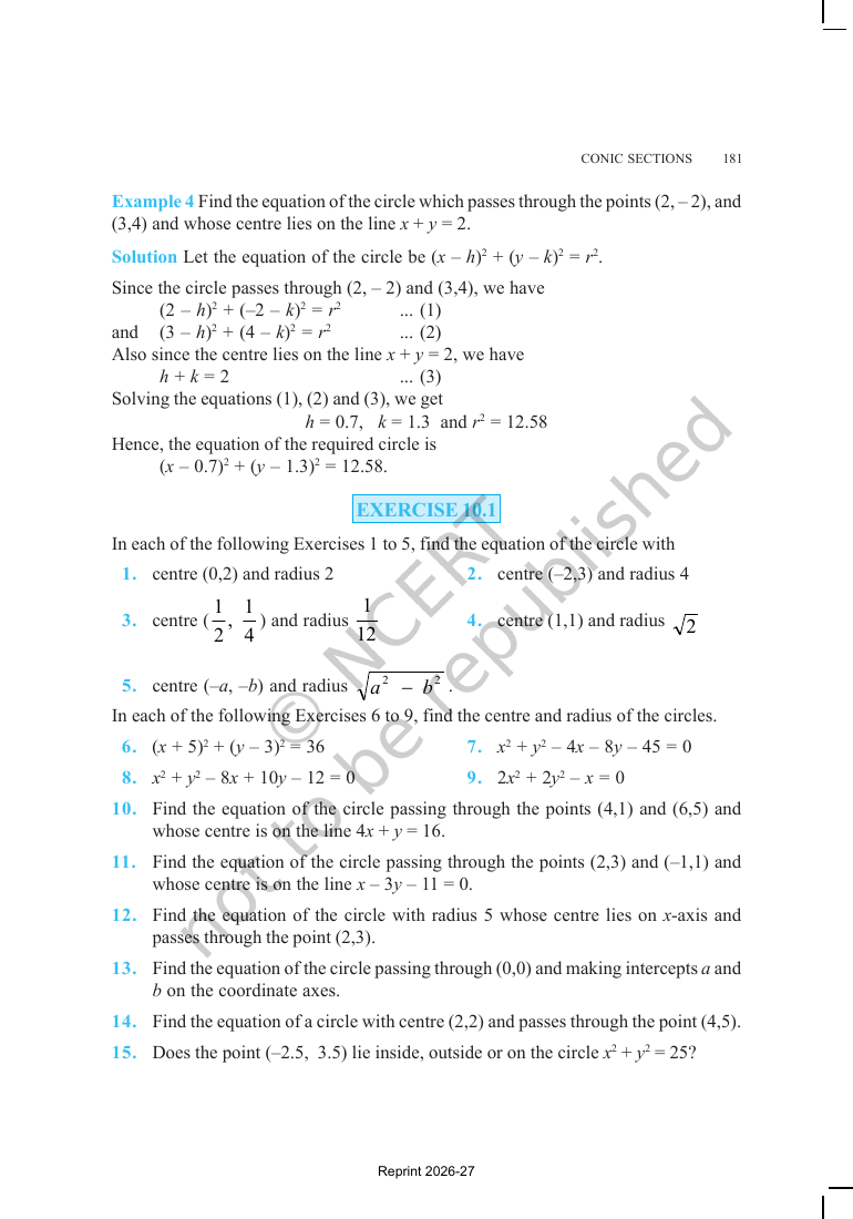 Page 6 of Conic Sections
