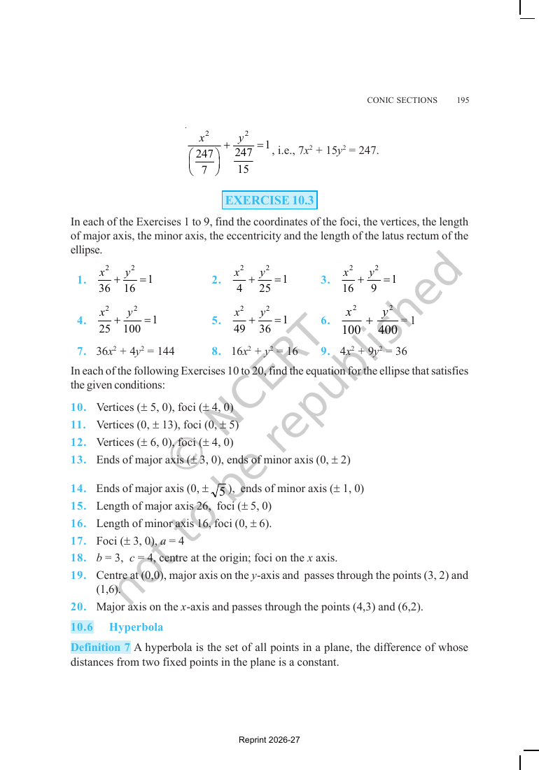 Page 20 of Conic Sections
