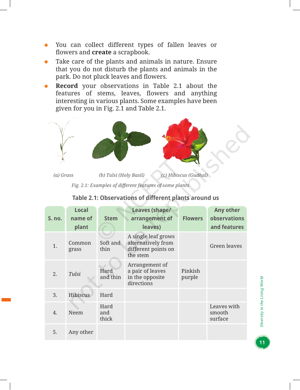 Page 3 of Diversity in the Living World