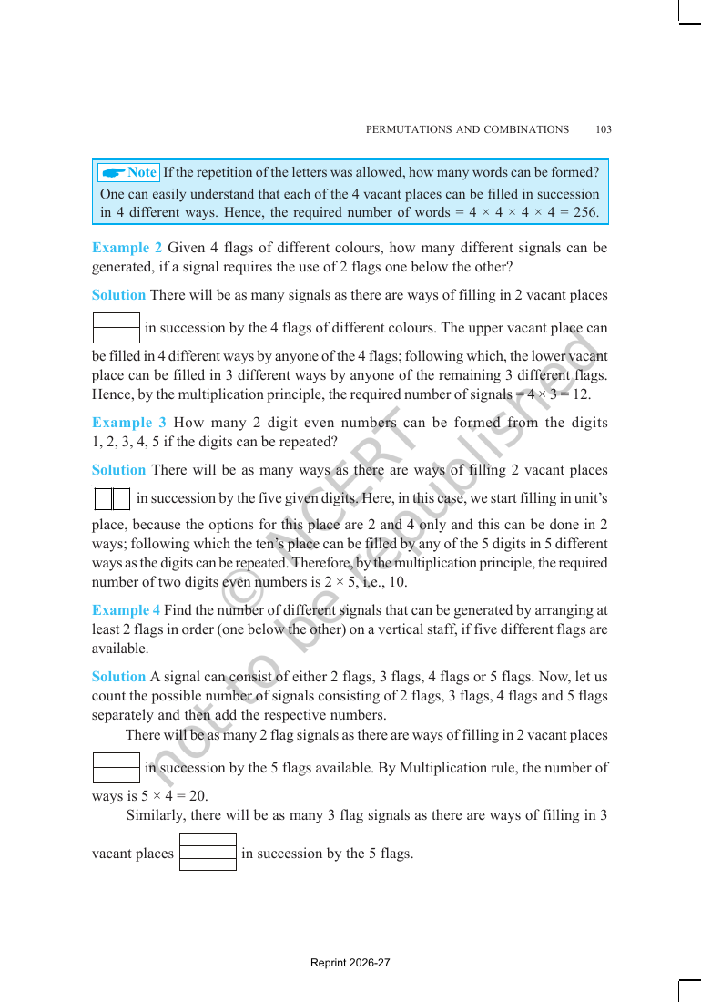 Page 4 of Permutations and Combinations