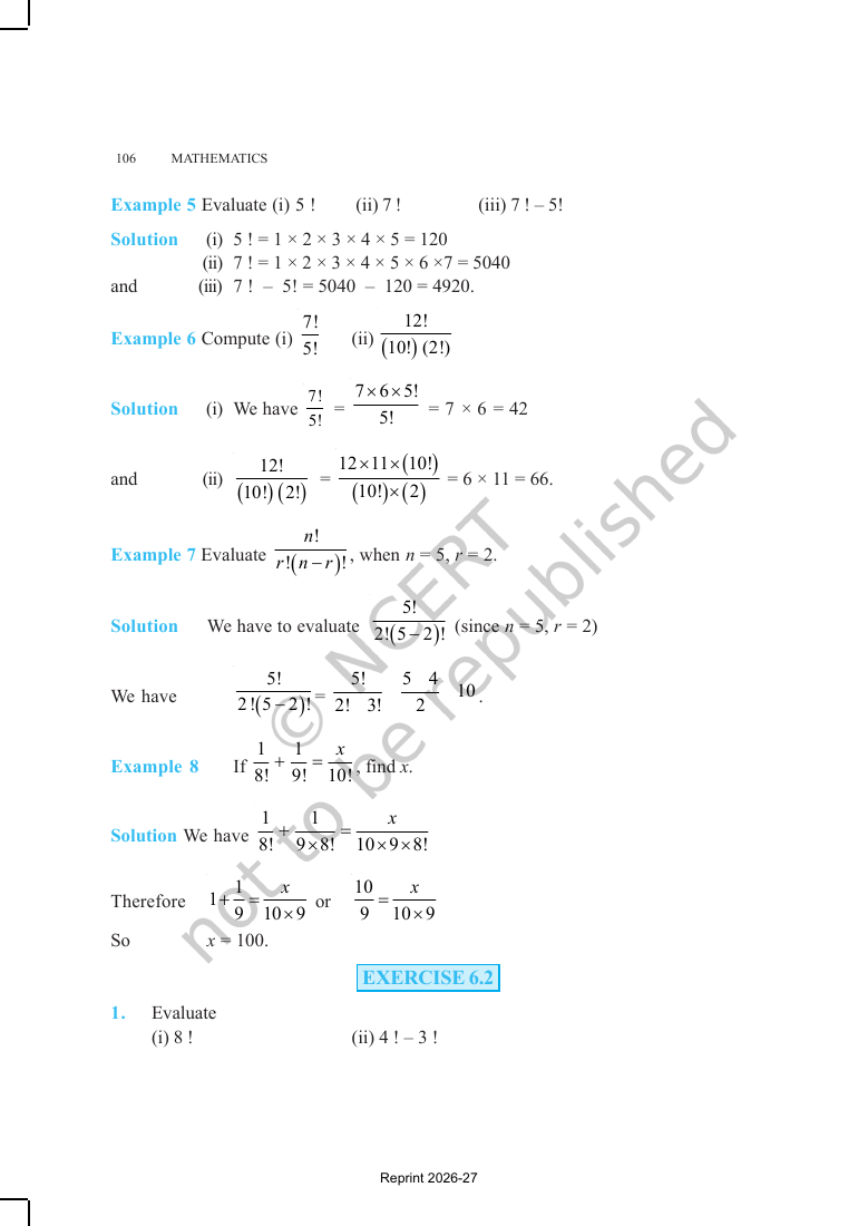 Page 7 of Permutations and Combinations