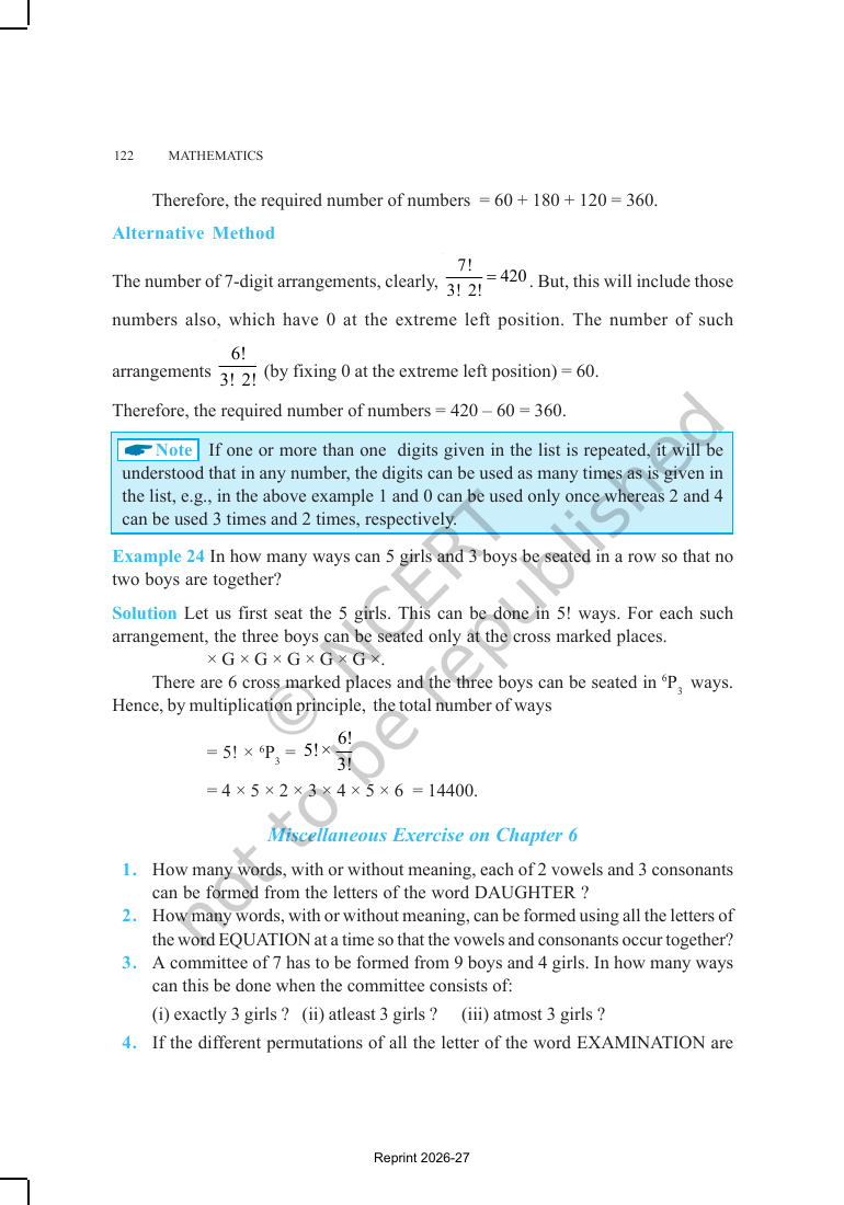 Page 23 of Permutations and Combinations