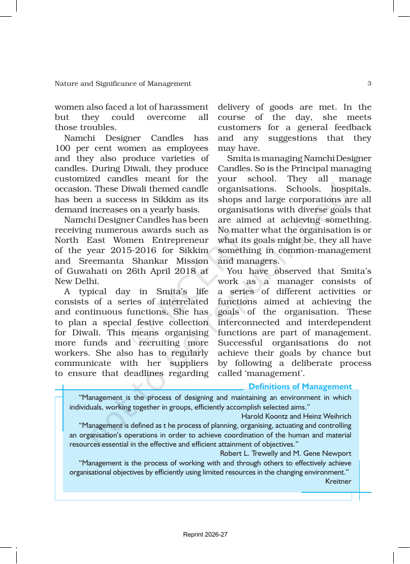 Page 3 of Nature and Significance of Management