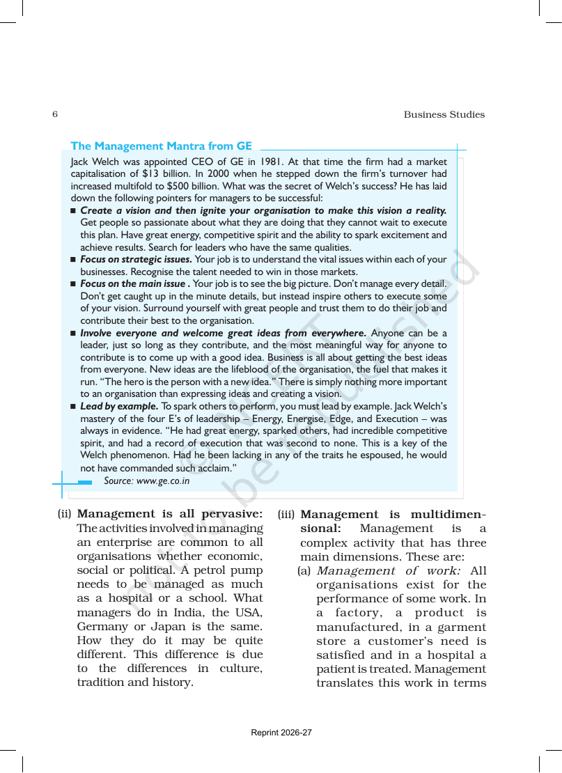 Page 6 of Nature and Significance of Management