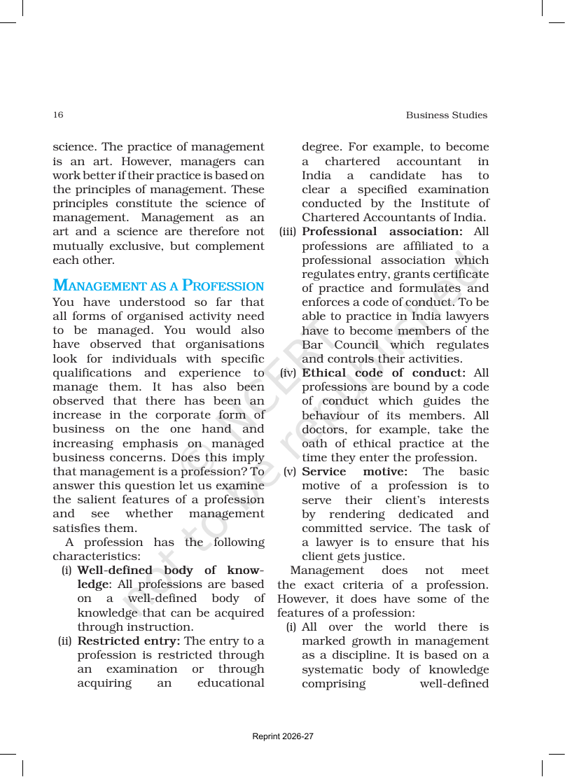 Page 16 of Nature and Significance of Management