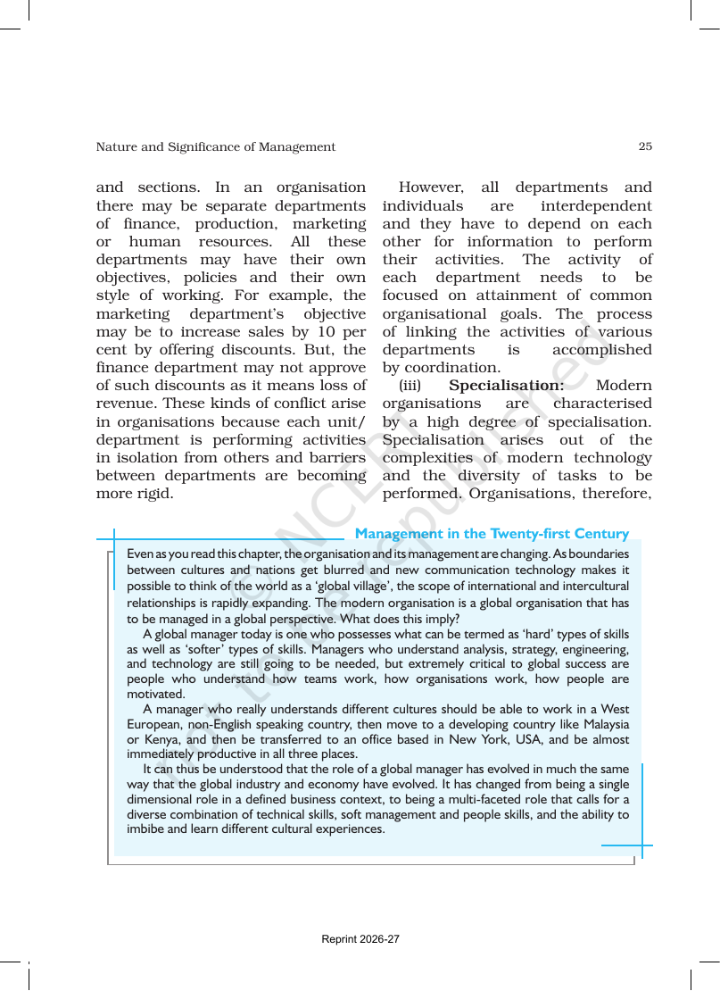 Page 25 of Nature and Significance of Management