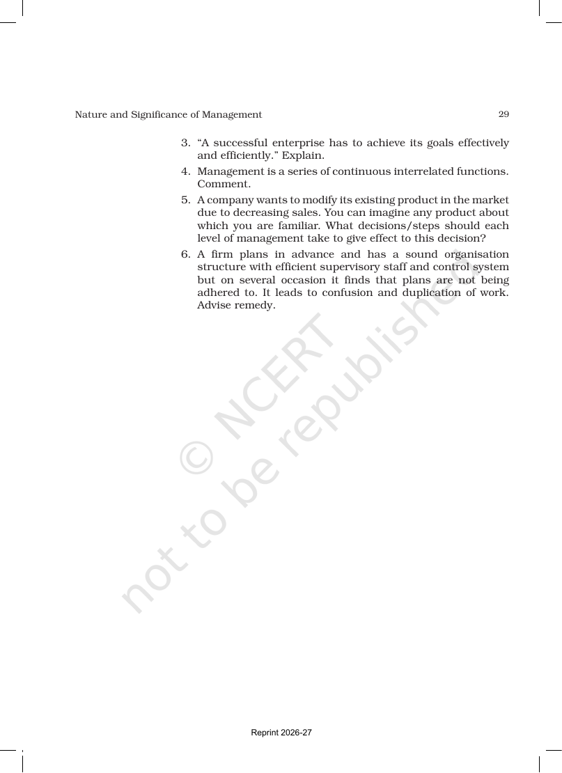 Page 29 of Nature and Significance of Management