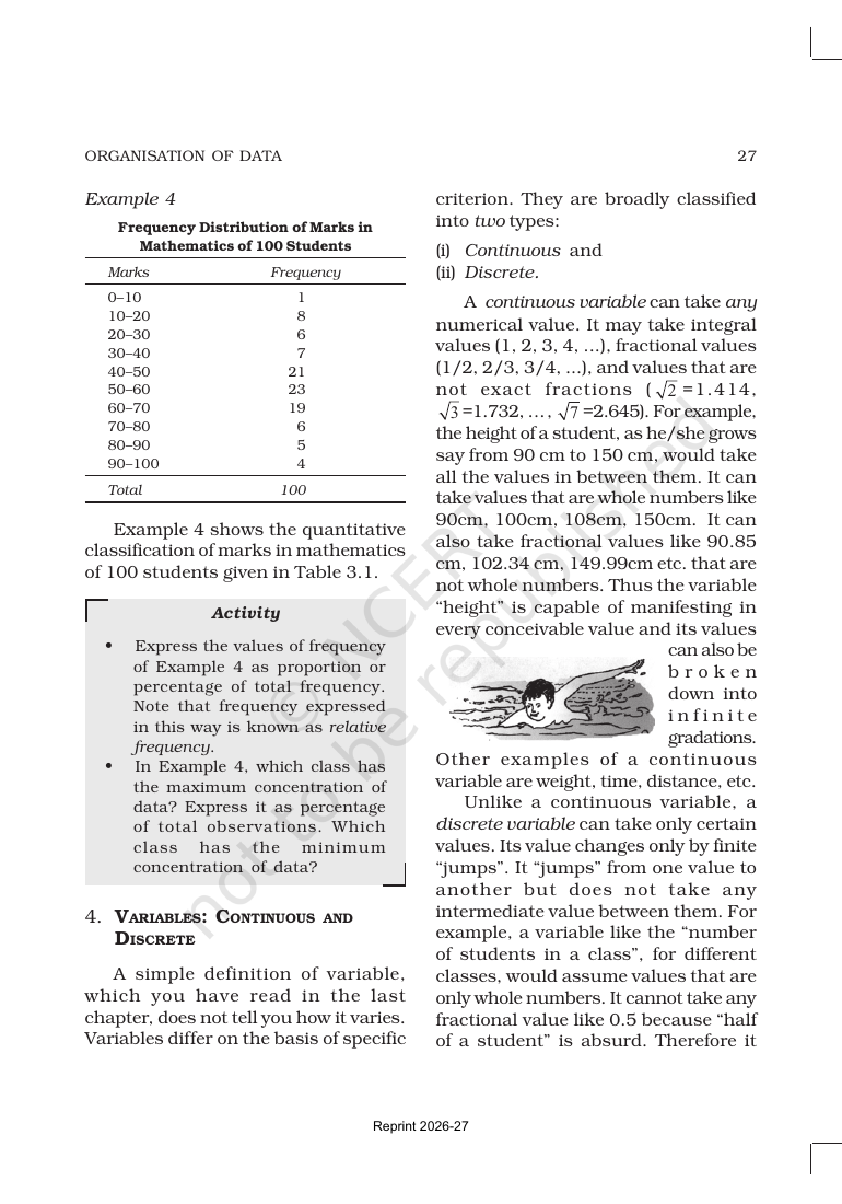 Page 6 of Organisation of Data
